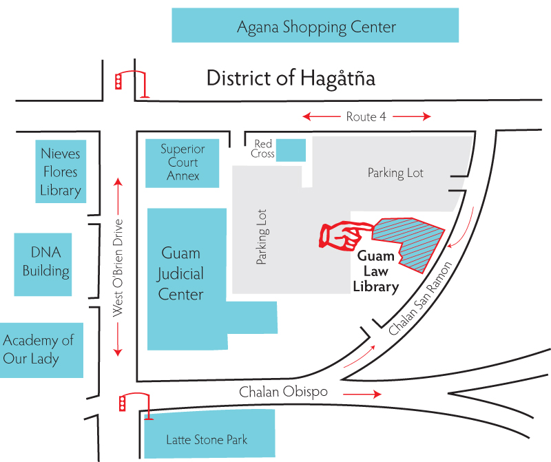 guam law library map
